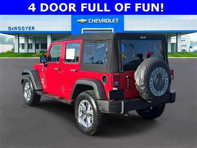 used 2012 Jeep Wrangler Unlimited car, priced at $12,000