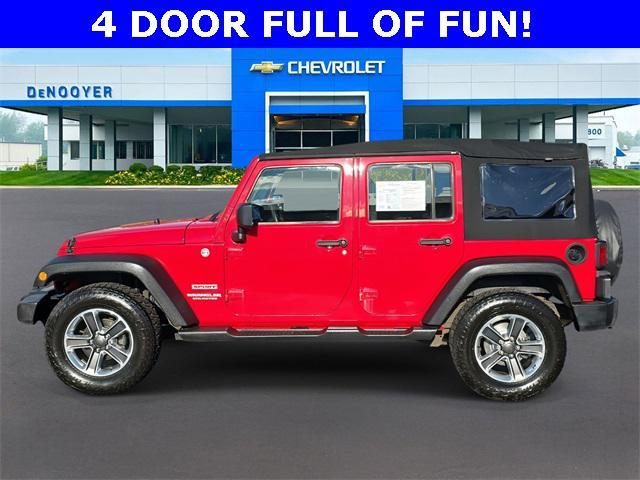 used 2012 Jeep Wrangler Unlimited car, priced at $12,000