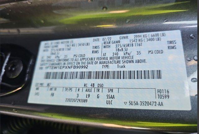 used 2022 Ford F-150 car, priced at $36,984