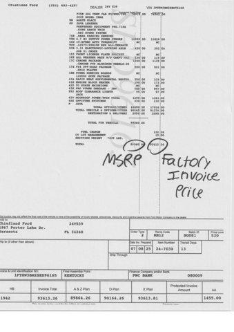 new 2025 Ford F-350 car, priced at $92,984