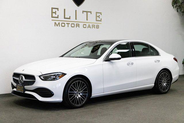 used 2022 Mercedes-Benz C-Class car, priced at $35,990