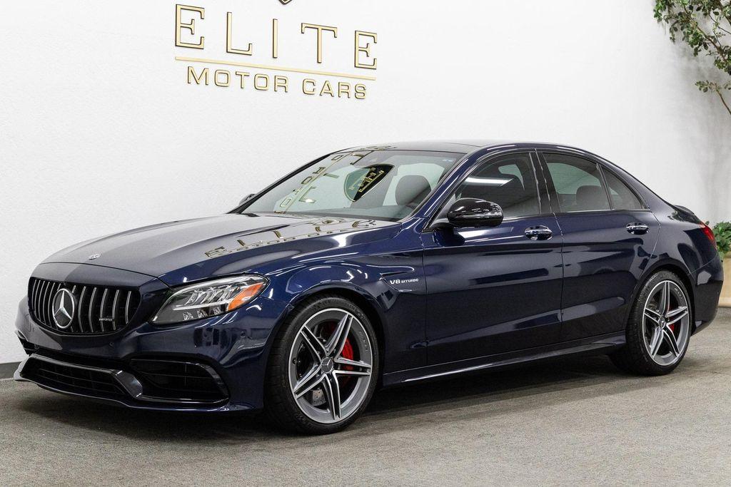 used 2021 Mercedes-Benz AMG C 63 car, priced at $56,990