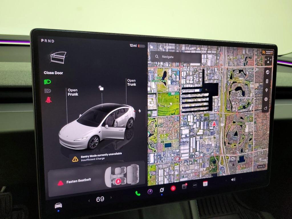 used 2025 Tesla Model 3 car, priced at $41,998