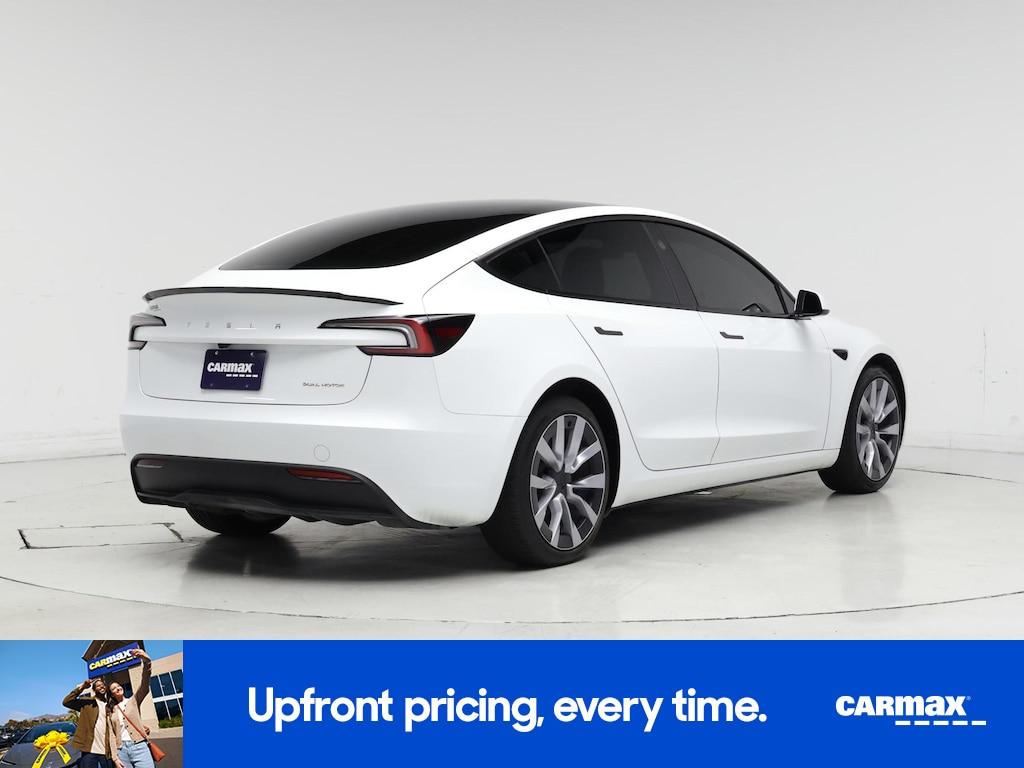 used 2025 Tesla Model 3 car, priced at $41,998