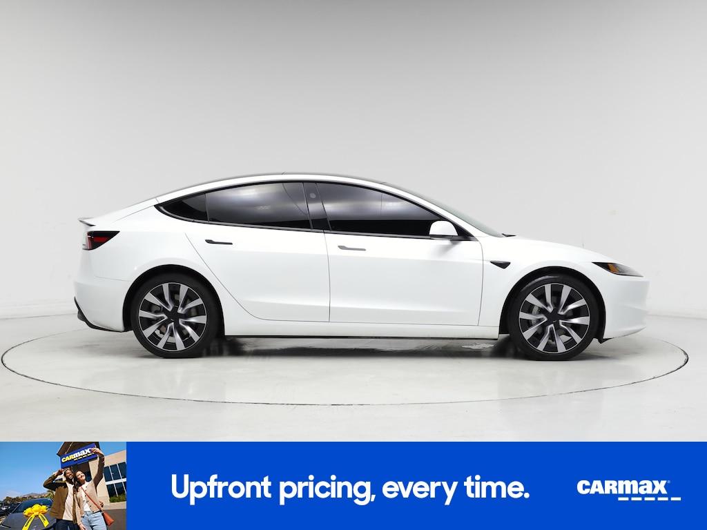 used 2025 Tesla Model 3 car, priced at $41,998