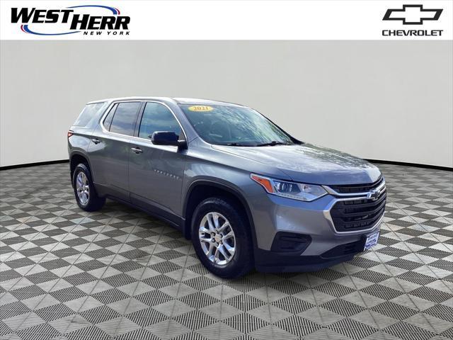 used 2021 Chevrolet Traverse car, priced at $22,962