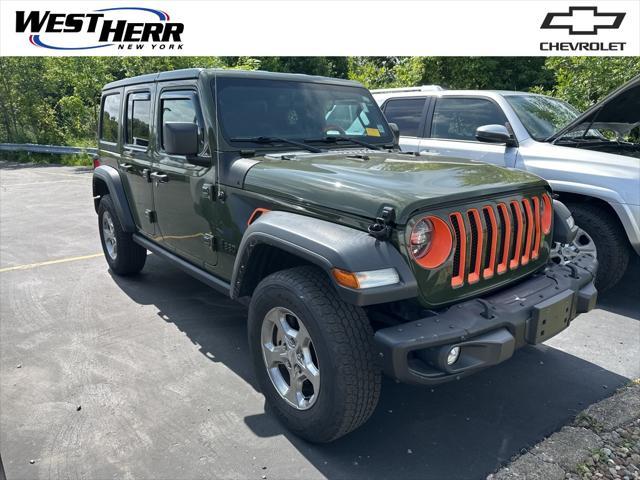 used 2021 Jeep Wrangler Unlimited car, priced at $31,645