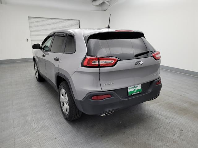 used 2017 Jeep Cherokee car, priced at $15,895