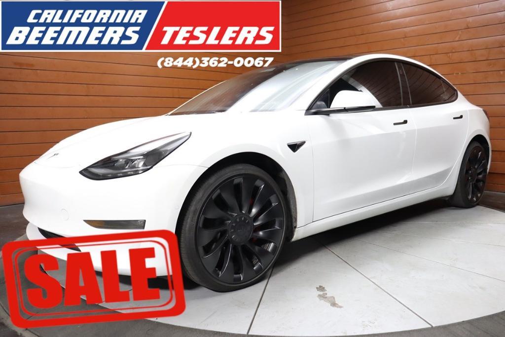 used 2022 Tesla Model 3 car, priced at $33,490