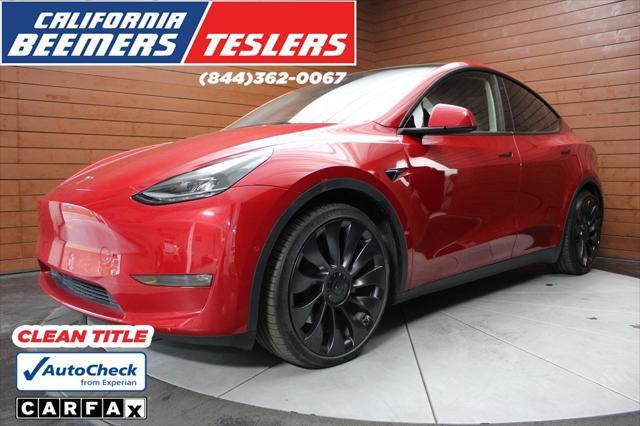 used 2022 Tesla Model Y car, priced at $27,990