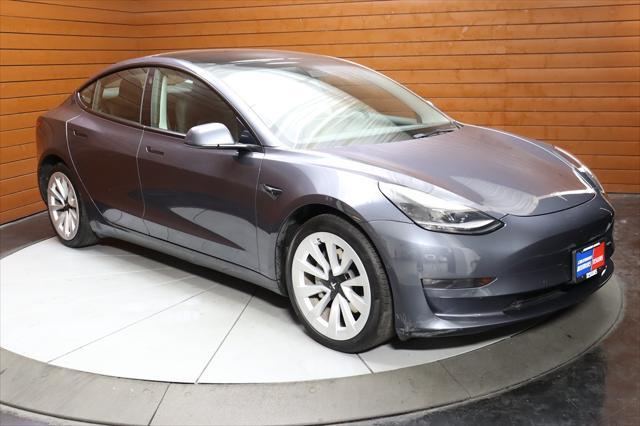 used 2022 Tesla Model 3 car, priced at $25,990