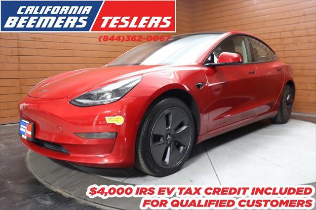 used 2022 Tesla Model 3 car, priced at $20,999