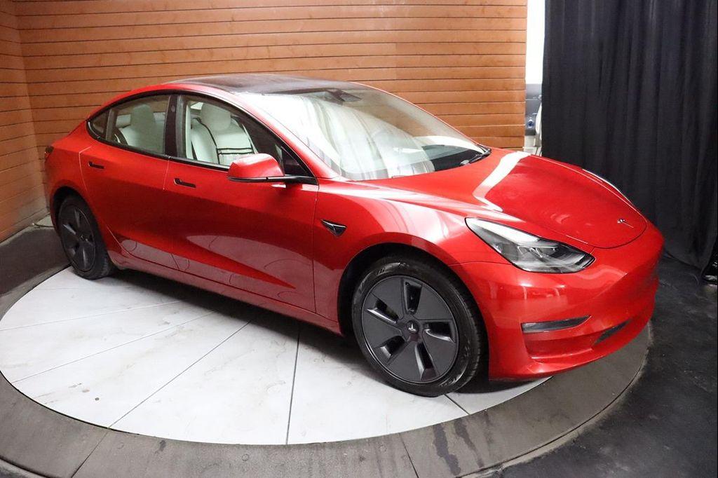 used 2023 Tesla Model 3 car, priced at $21,999