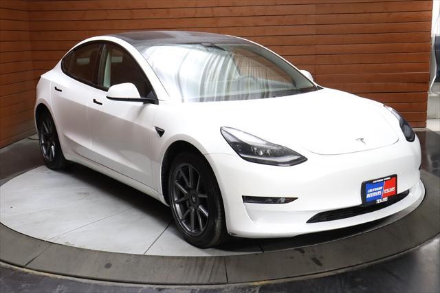 used 2021 Tesla Model 3 car, priced at $25,990