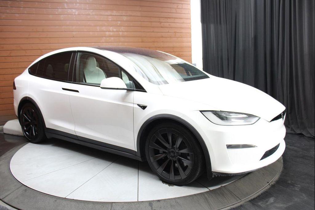 used 2022 Tesla Model X car, priced at $54,999