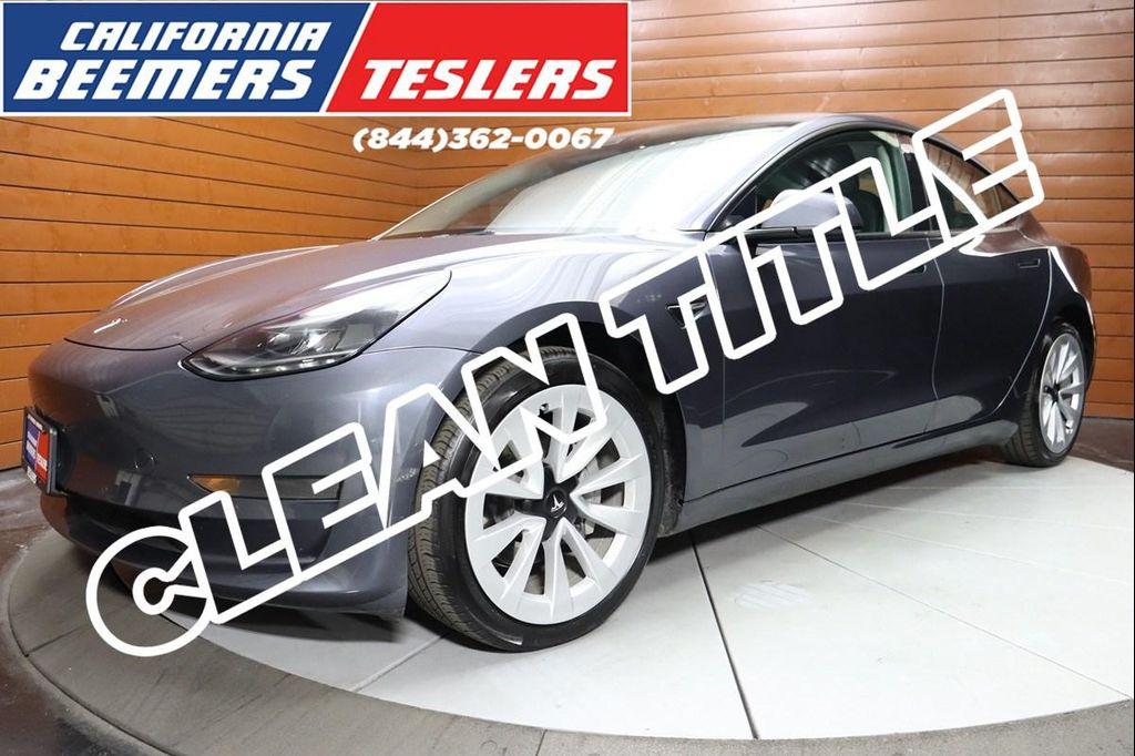 used 2022 Tesla Model 3 car, priced at $23,990