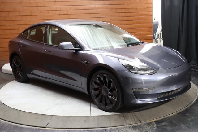 used 2022 Tesla Model 3 car, priced at $31,990