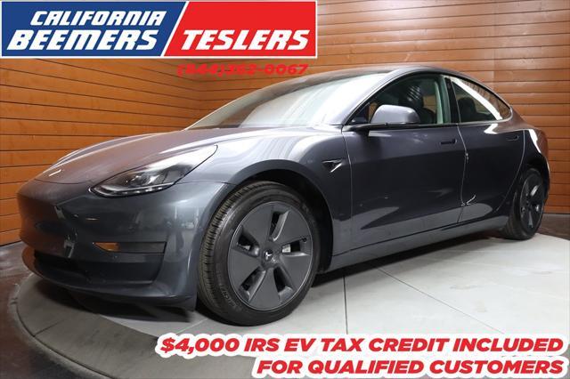 used 2022 Tesla Model 3 car, priced at $20,999