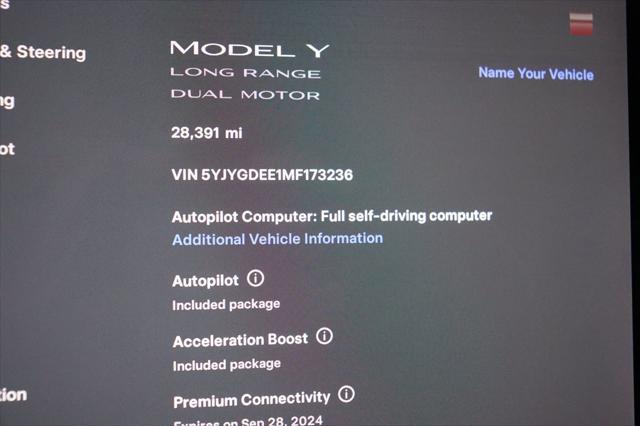 used 2021 Tesla Model Y car, priced at $27,590