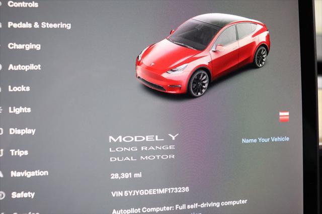 used 2021 Tesla Model Y car, priced at $27,590