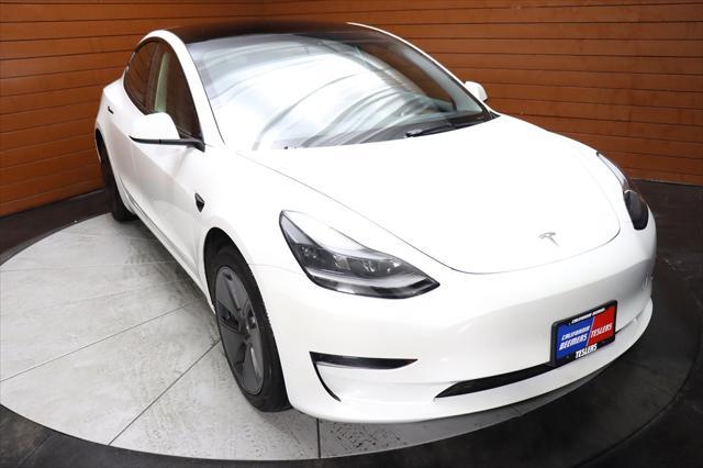 used 2021 Tesla Model 3 car, priced at $25,490