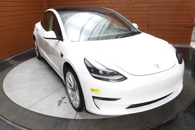 used 2022 Tesla Model 3 car, priced at $25,990