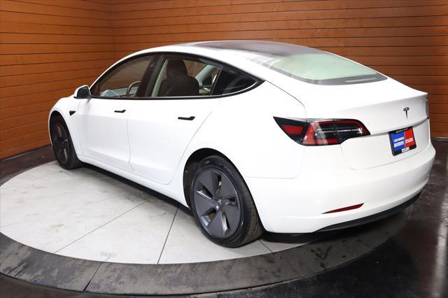 used 2022 Tesla Model 3 car, priced at $25,690