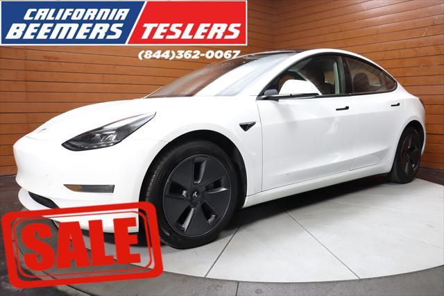 used 2022 Tesla Model 3 car, priced at $25,690