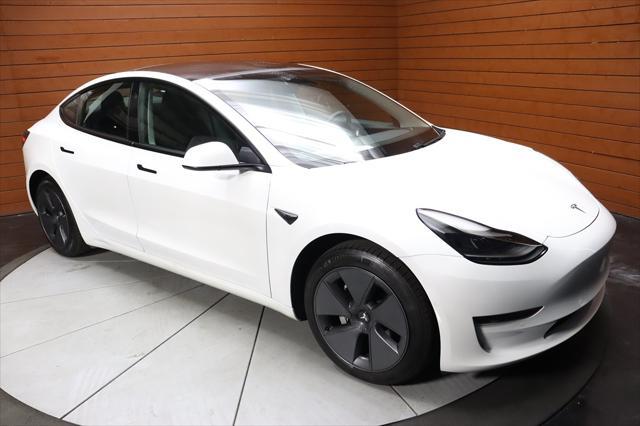 used 2022 Tesla Model 3 car, priced at $25,690