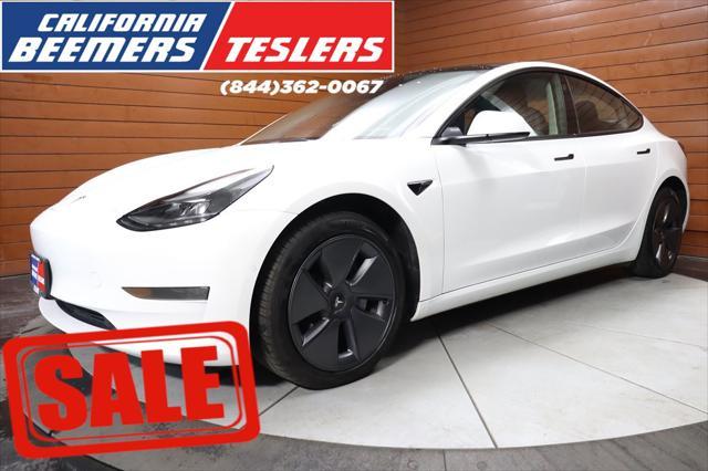 used 2022 Tesla Model 3 car, priced at $27,990