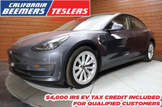 used 2021 Tesla Model 3 car, priced at $20,990