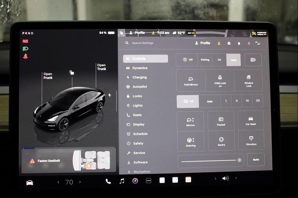used 2023 Tesla Model 3 car, priced at $23,490