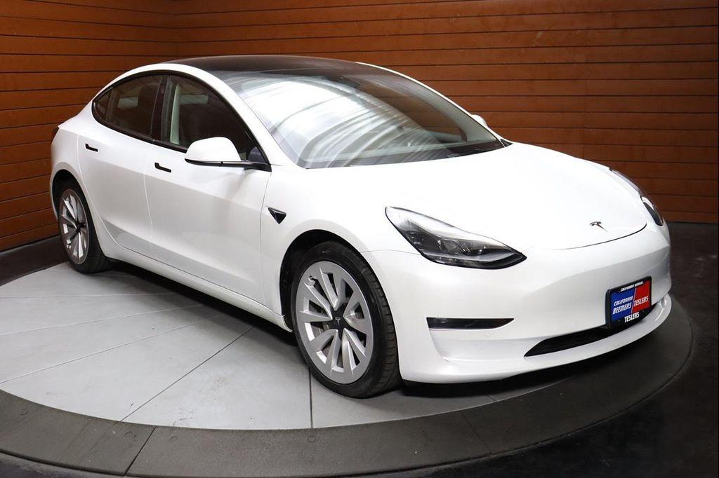 used 2022 Tesla Model 3 car, priced at $25,990