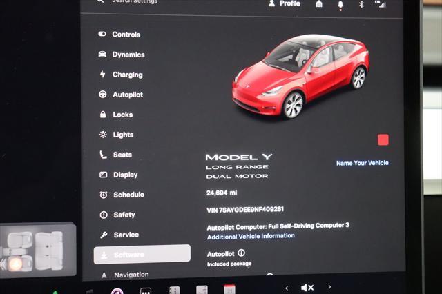 used 2022 Tesla Model Y car, priced at $28,990