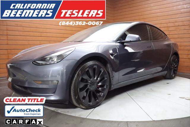 used 2022 Tesla Model 3 car, priced at $28,990