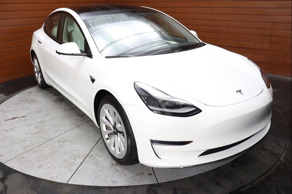 used 2022 Tesla Model 3 car, priced at $23,999