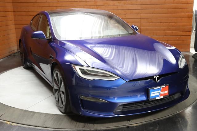 used 2022 Tesla Model S car, priced at $46,990