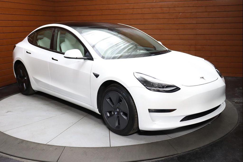 used 2022 Tesla Model 3 car, priced at $22,490