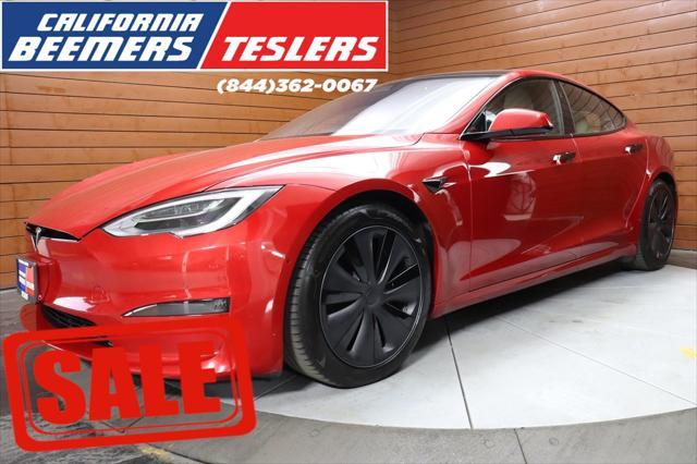 used 2022 Tesla Model S car, priced at $46,990