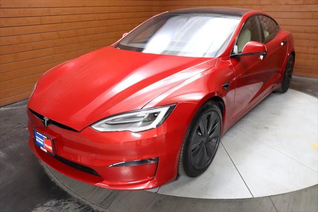 used 2022 Tesla Model S car, priced at $46,990