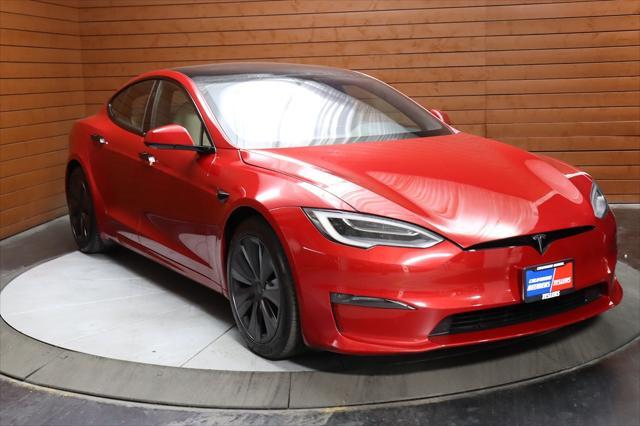 used 2022 Tesla Model S car, priced at $46,990