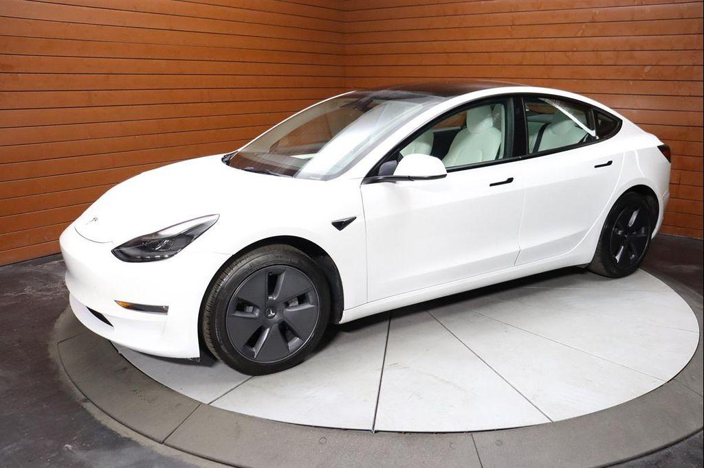 used 2022 Tesla Model 3 car, priced at $21,990