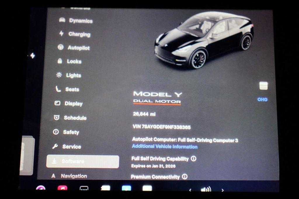 used 2022 Tesla Model Y car, priced at $29,490