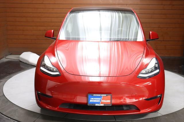 used 2021 Tesla Model Y car, priced at $27,490