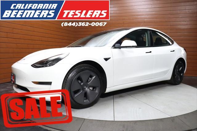 used 2021 Tesla Model 3 car, priced at $20,590