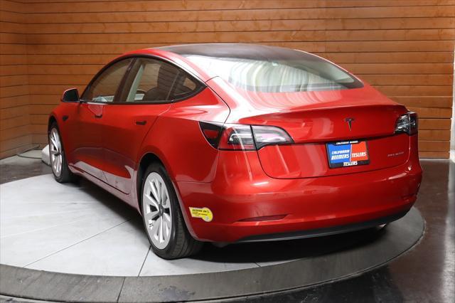 used 2022 Tesla Model 3 car, priced at $28,990