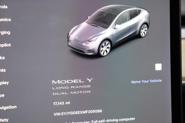 used 2021 Tesla Model Y car, priced at $29,990