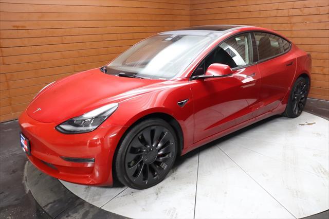 used 2021 Tesla Model 3 car, priced at $27,590