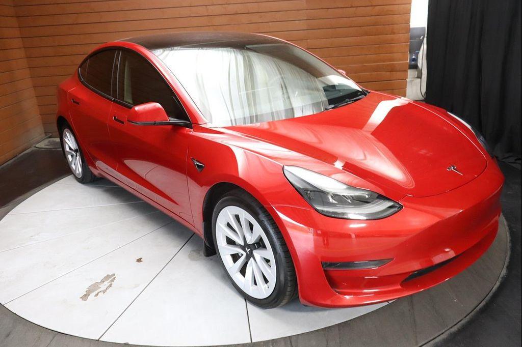 used 2022 Tesla Model 3 car, priced at $19,490