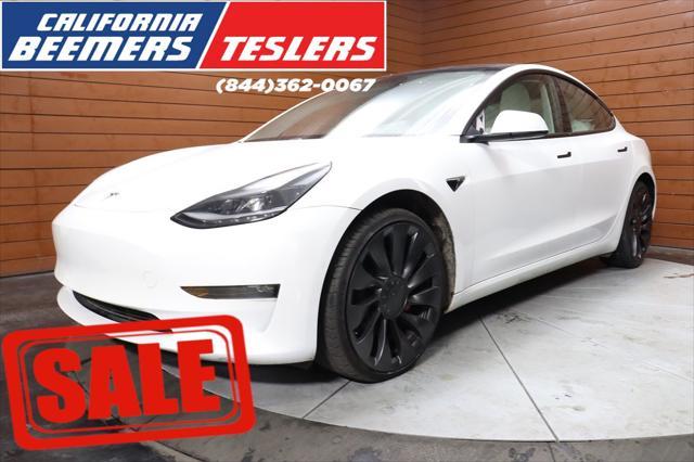 used 2021 Tesla Model 3 car, priced at $28,590